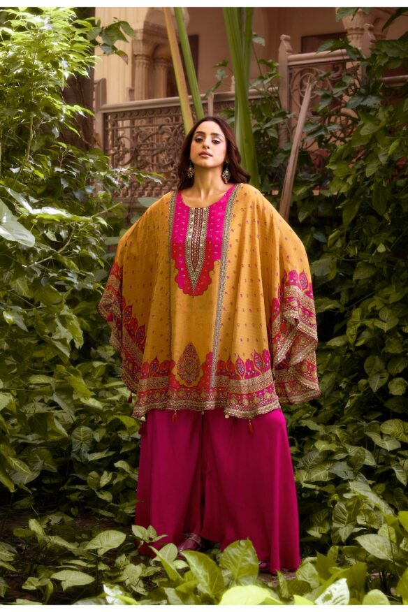 Women Pure Silk Kurta Dhoti Pant Set