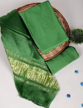 Chanderi Silk Plain Concept Dress - Image 4